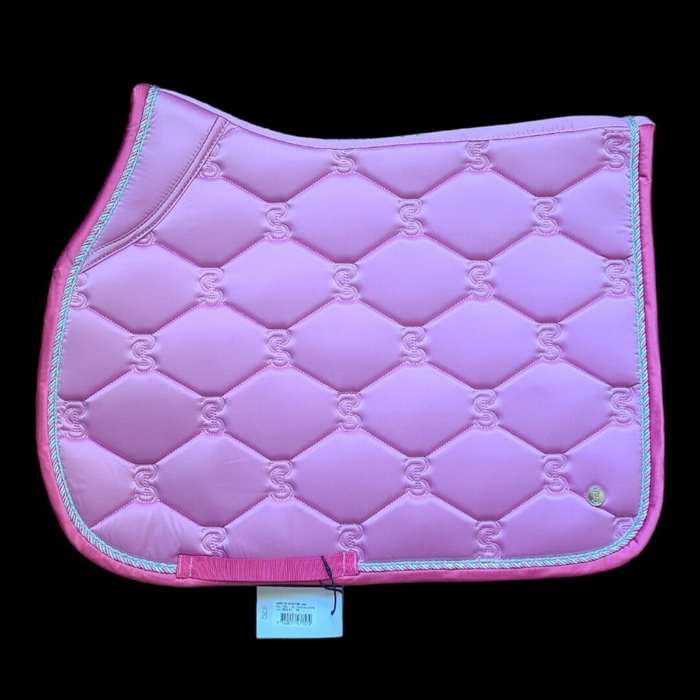 Ps of Sweden Full Jumper Saddle Pad and Ruffle Polos- Faded Rose